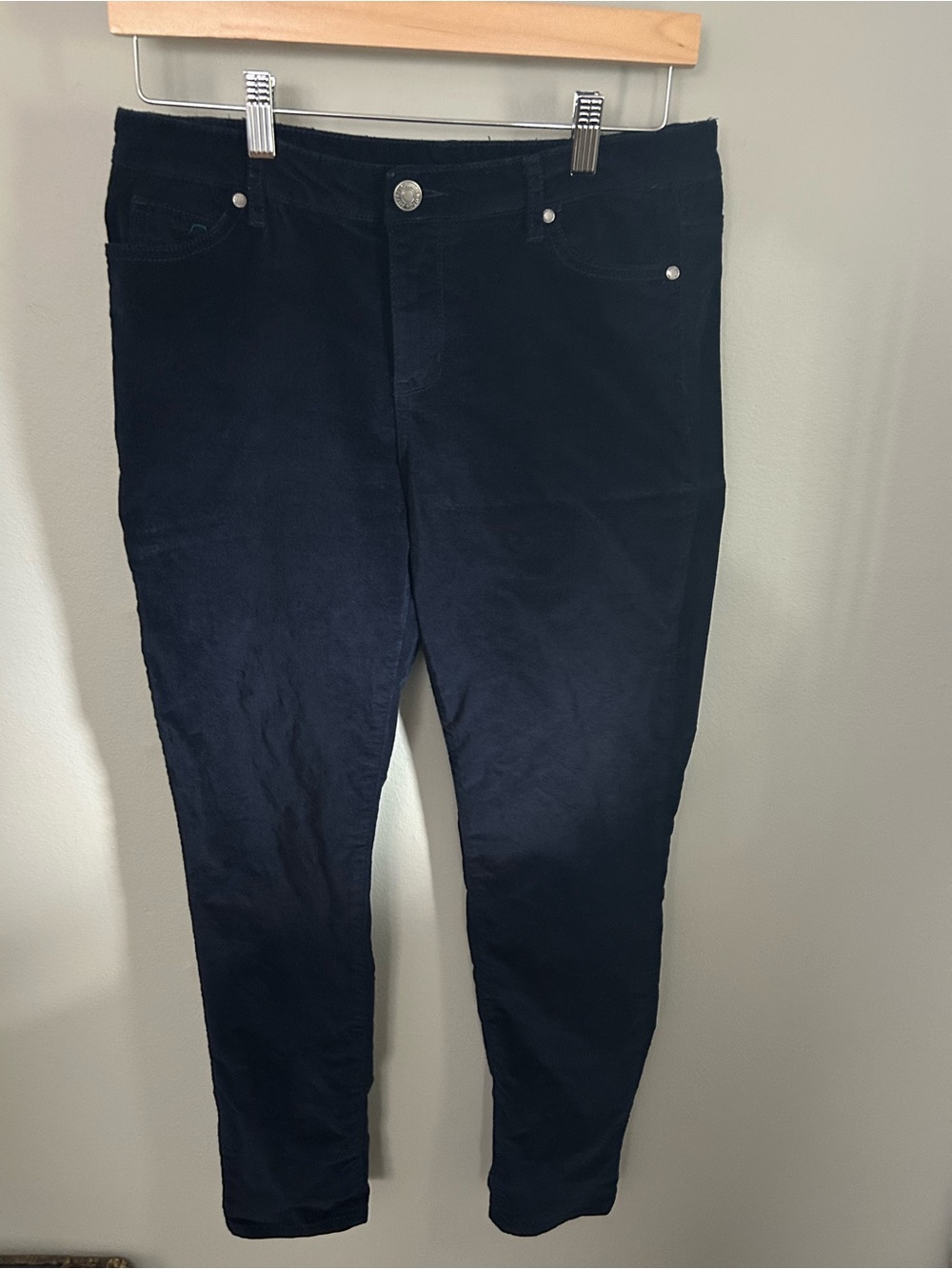 Women’s Buffalo Navy Velvet Slim Jeans